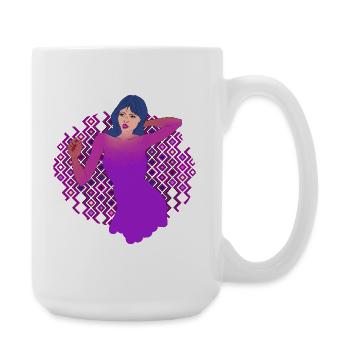 Dance - Large Mug 440 ml - white - Right