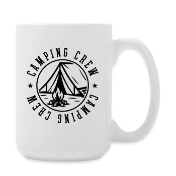 Camping Crew Tent Campfire - Large Mug 440 ml - white - Right