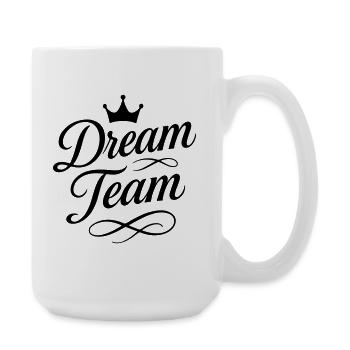Équipe de rêve - Grande tasse 440 ml - blanc - Droite