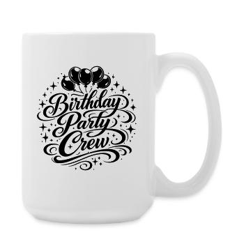 Équipe de fête d’anniversaire - Grande tasse 440 ml - blanc - Droite