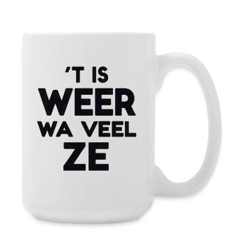 ES IST WIEDER WA VEEL ZE - Große Tasse 440 ml - Weiß - Rechts