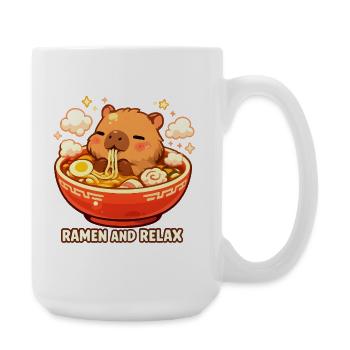 Ramen and Relax - Large Mug 440 ml - white - Right