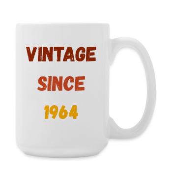 Anniversaire 1964 - Millésime depuis 1964 - Grande tasse 440 ml - blanc - Droite