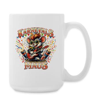 Jupe de souris de carnaval de Cologne Alaaf Drôle - Grande tasse 440 ml - blanc - Droite