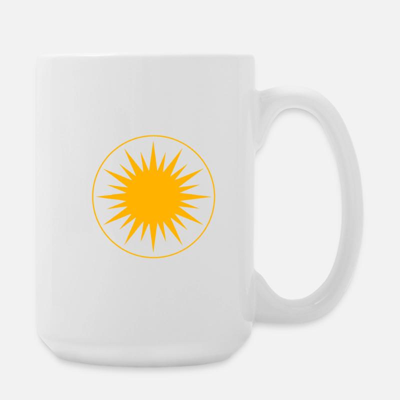Kurden Rojava - Große Tasse 440 ml - Weiß