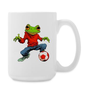 Frog Football - Large Mug 440 ml - white - Right