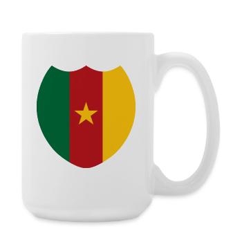 Cameroon Proud Flag - Large Mug 440 ml - white - Right