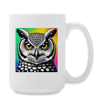 owl - Large Mug 440 ml - white - Right