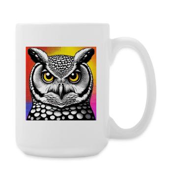 owl - Large Mug 440 ml - white - Right