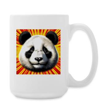 panda - Grande tasse 440 ml - blanc - Droite