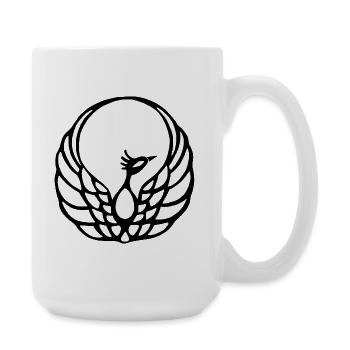 Black Phoenix - Large Mug 440 ml - white - Right