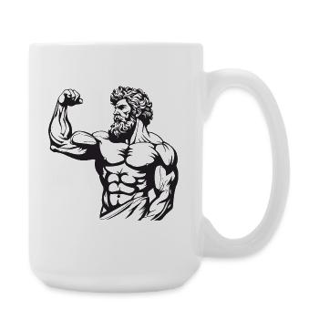 Greek Spartan - Large Mug 440 ml - white - Right