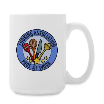 Cooking Association Professionals at Work Emblem - Large Mug 440 ml - white - Right