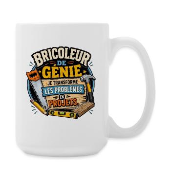 Bricoleur Génie Projets - Grande tasse 440 ml - blanc - Droite