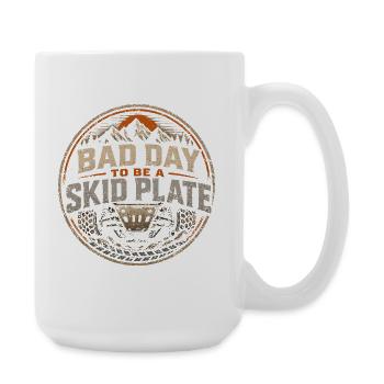 Off-Road Badge: Bad Day for the Hoof - Large Mug 440 ml - white - Right