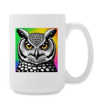 owl - Large Mug 440 ml - white - Right