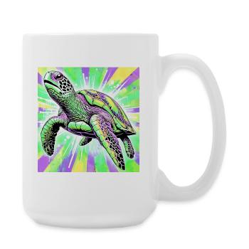turtle - Large Mug 440 ml - white - Right