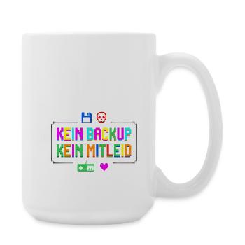 Sans rechange, sans pitié, consultant IT administrateur - Grande tasse 440 ml - blanc - Droite