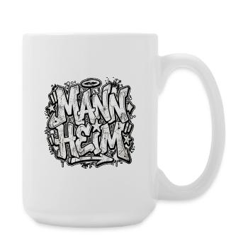 Mannheim Graffiti Hip Hop - Large Mug 440 ml - white - Right