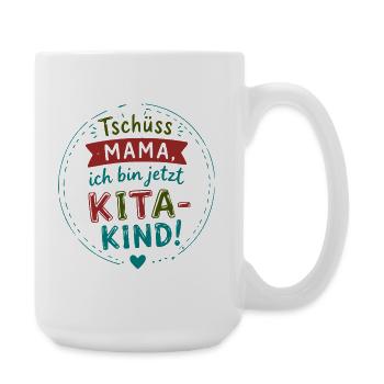 KitaKind Abschiedsmotto - Große Tasse 440 ml - Weiß - Rechts