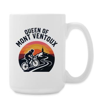 Queen of Mont Ventoux Retro-Trikot - Große Tasse 440 ml - Weiß - Rechts