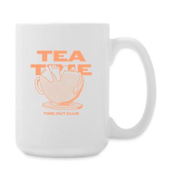 Tea Time – Relaxing Time Out - Large Mug 440 ml - white - Right