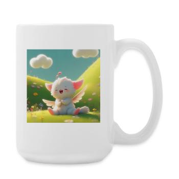 Design  - Large Mug 440 ml - white - Right