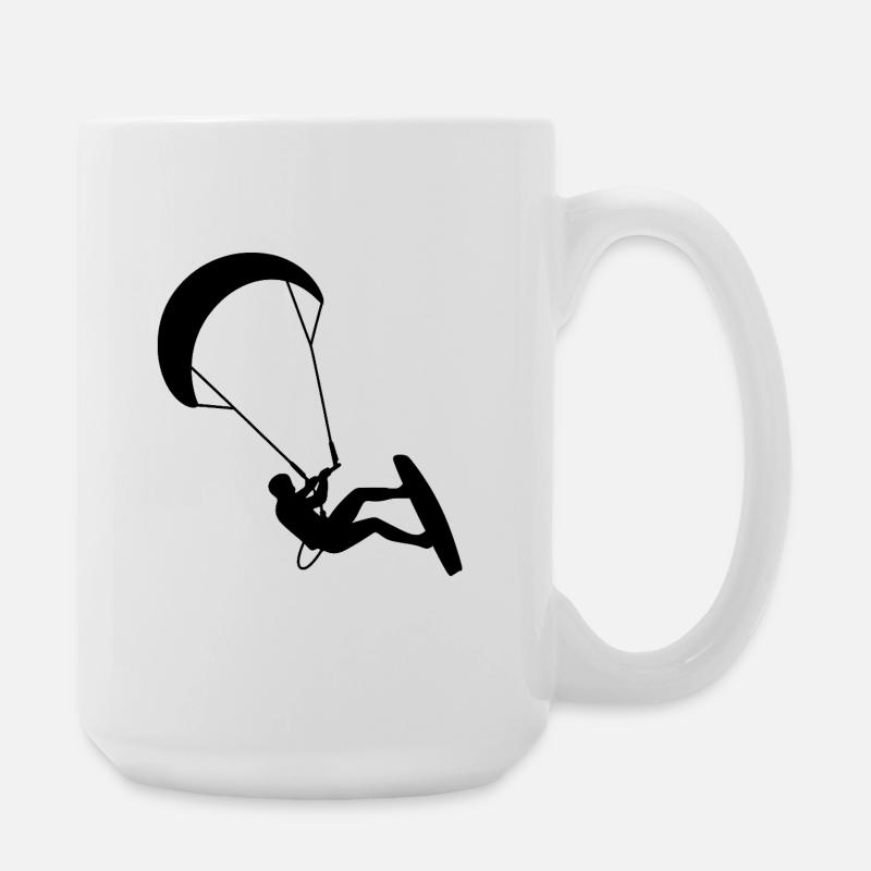 Kiter. Kitesurfing - Große Tasse 440 ml - Weiß