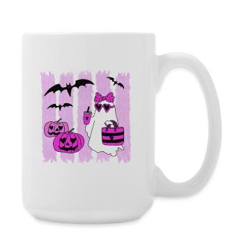 Fashion Ghost - Large Mug 440 ml - white - Right