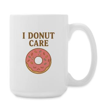 I donut care - Large Mug 440 ml - white - Right