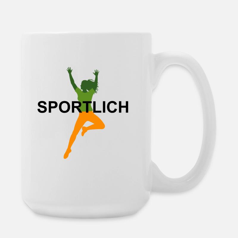 Sporty - Large Mug 440 ml - white