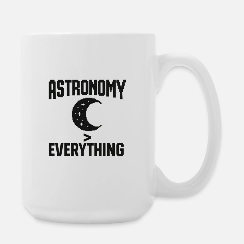 Astronomie Lebensmotto Design - Große Tasse 440 ml - Weiß