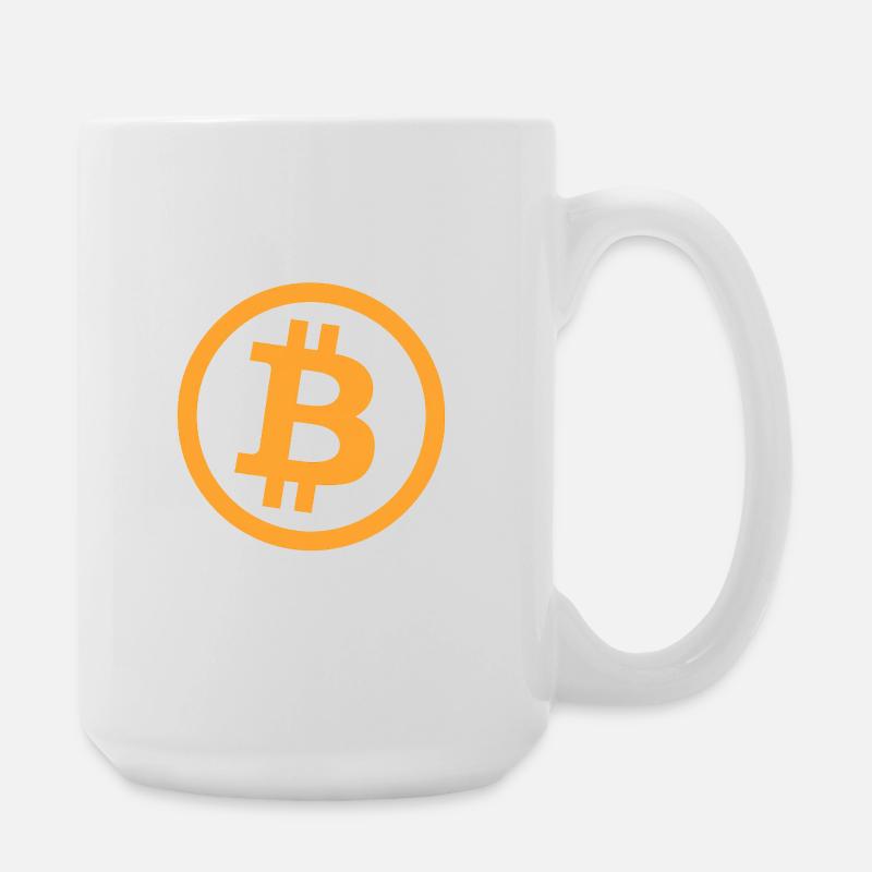 Bitcoin_Logo_Perfekt - Grande tasse 440 ml - blanc