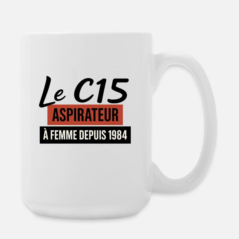 C15 - Große Tasse 440 ml - Weiß