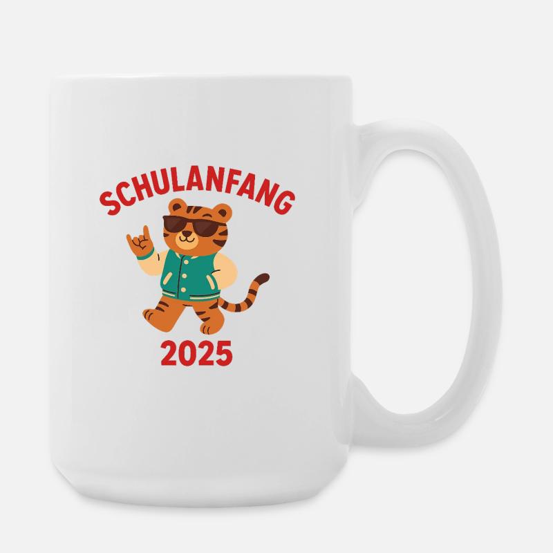 Back to school 2025 Tiger - Large Mug 440 ml - white