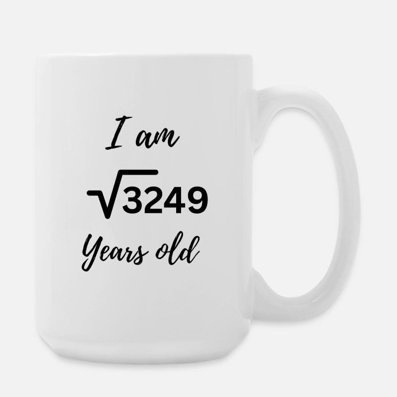 √3249 – 57 and smarter than ever - Large Mug 440 ml - white
