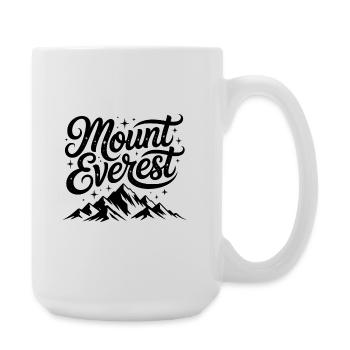 Mount Everest - Souvenir Design - Large Mug 440 ml - white - Right