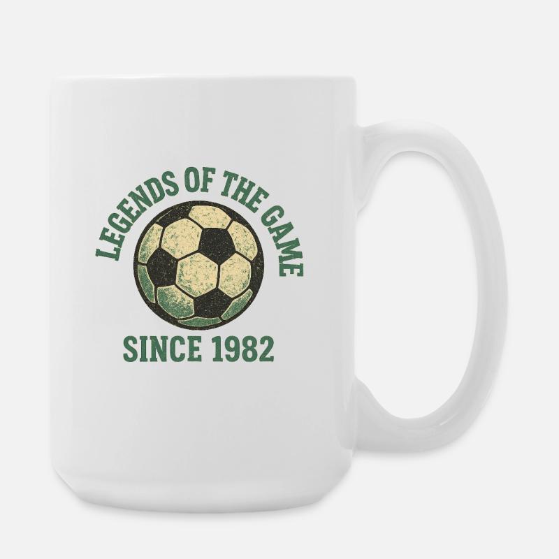 Fußball - Große Tasse 440 ml - Weiß