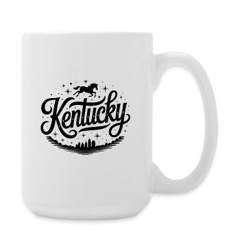 Kentucky - Souvenir USA State Design - Große Tasse 440 ml - Weiß - Rechts