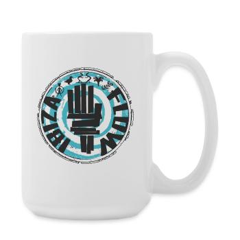 Design puissant d’Ibiza dans le style graffiti - Grande tasse 440 ml - blanc - Droite