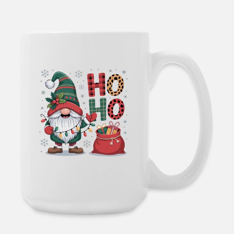 Weihnachtsmann Wichtel - Große Tasse 440 ml - Weiß