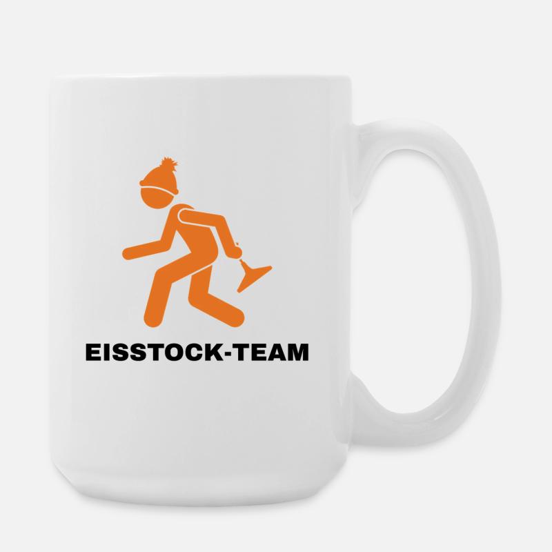 EISSTOCK-TEAM - Große Tasse 440 ml - Weiß