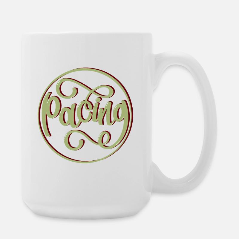Pacing - Large Mug 440 ml - white