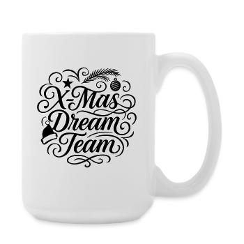 Xmas Dream Team Christmas Weihnachten - Large Mug 440 ml - white - Right