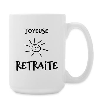 RETIREMENT. COLLEAGUE. RETIREMENT. RETIRED. RETIREMENT. - Large Mug 440 ml - white - Right
