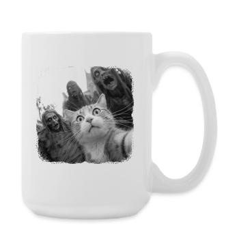 Zombiecalypse - Grande tasse 440 ml - blanc - Droite