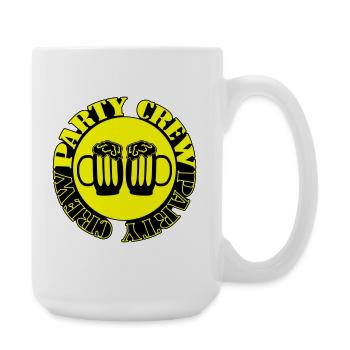 Party Crew Beer - Large Mug 440 ml - white - Right