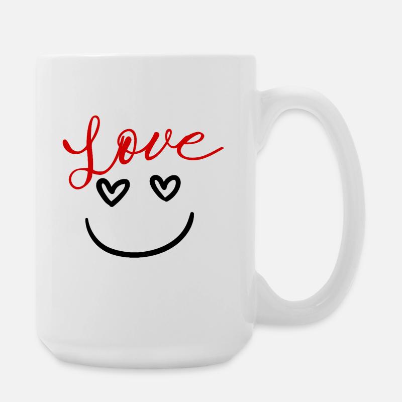 Feel the beat - Large Mug 440 ml - white