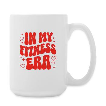 Fitness Girl Gym Motivation Sport Entraînement - Grande tasse 440 ml - blanc - Droite