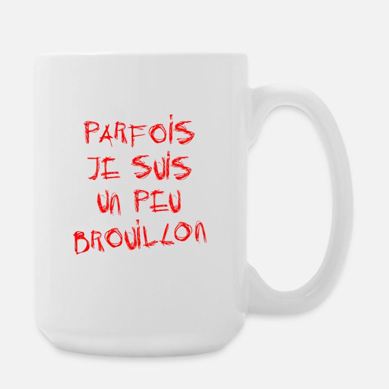 MANCHMAL BIN ICH EIN BISSCHEN CHAOTISCH! - Große Tasse 440 ml - Weiß
